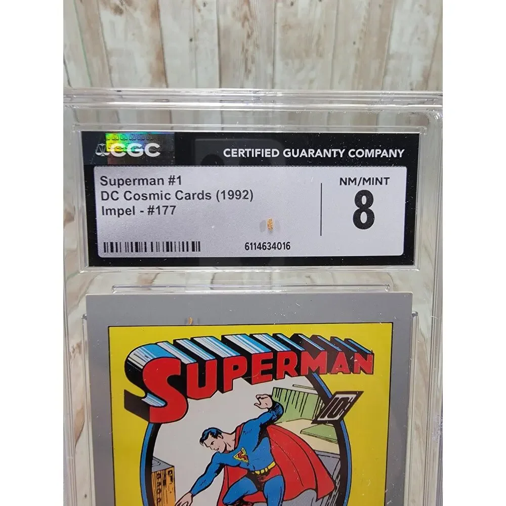 1992 Impel DC Comics DC Cosmic Superman #1 #177 CGC 8